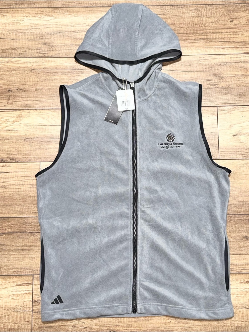Adidas Ultimate365 Fleece Hoodie Full Zip Golf Vest Lake Powell Mens M